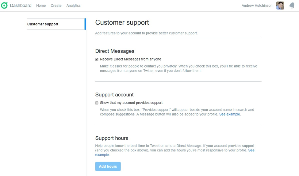 customer-support-in-twitter-settings
