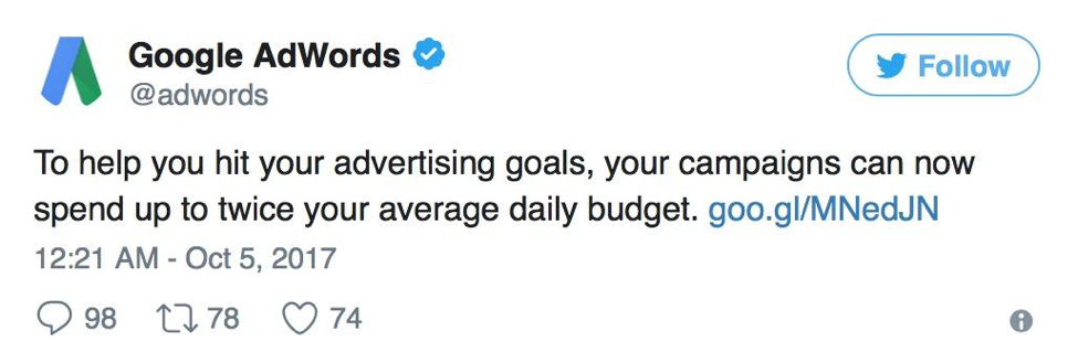 Google Gets Backlash From Advertisers on Doubling AdWords Budget